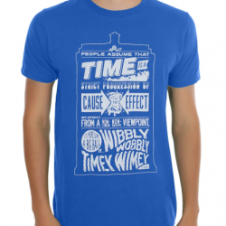 doctor who wibbly wobbly timey wimey shirt